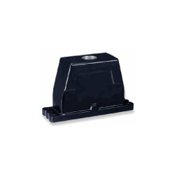 Capot 24B, Aluminium moulé sous pression, acier inoxydable, IP68/IP69K, Sortie verticale, M40